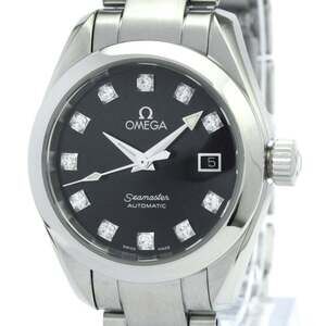 OMEGA Seamaster Aqua Terra Diamond Automatic Ladies Watch 2563.55 Polished